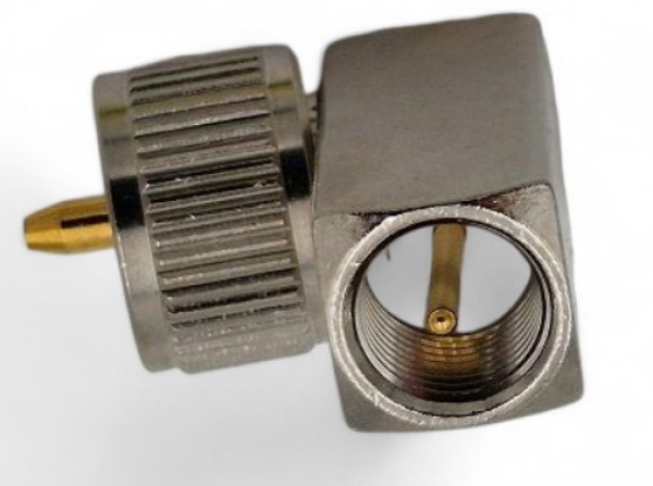 Adapter DV-Winkelstecker neu / FME-Male